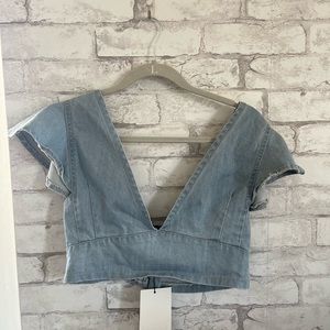 Princess Polly Jean Crop Top pretty little thing